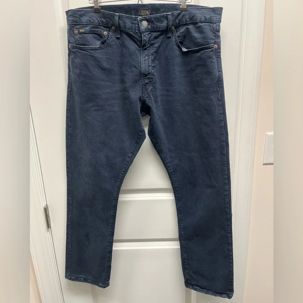 Polo Ralph Lauren Varick Slim Straight Jeans Dark Wash 36x30